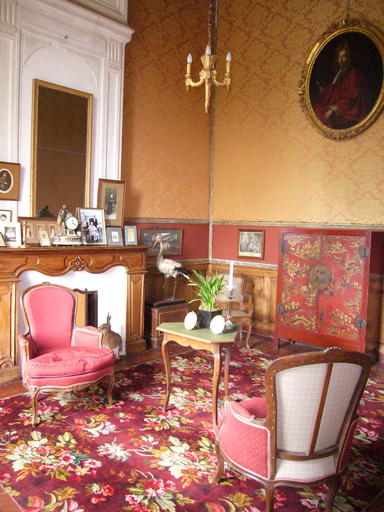 Petit salon du Château de St Géry
