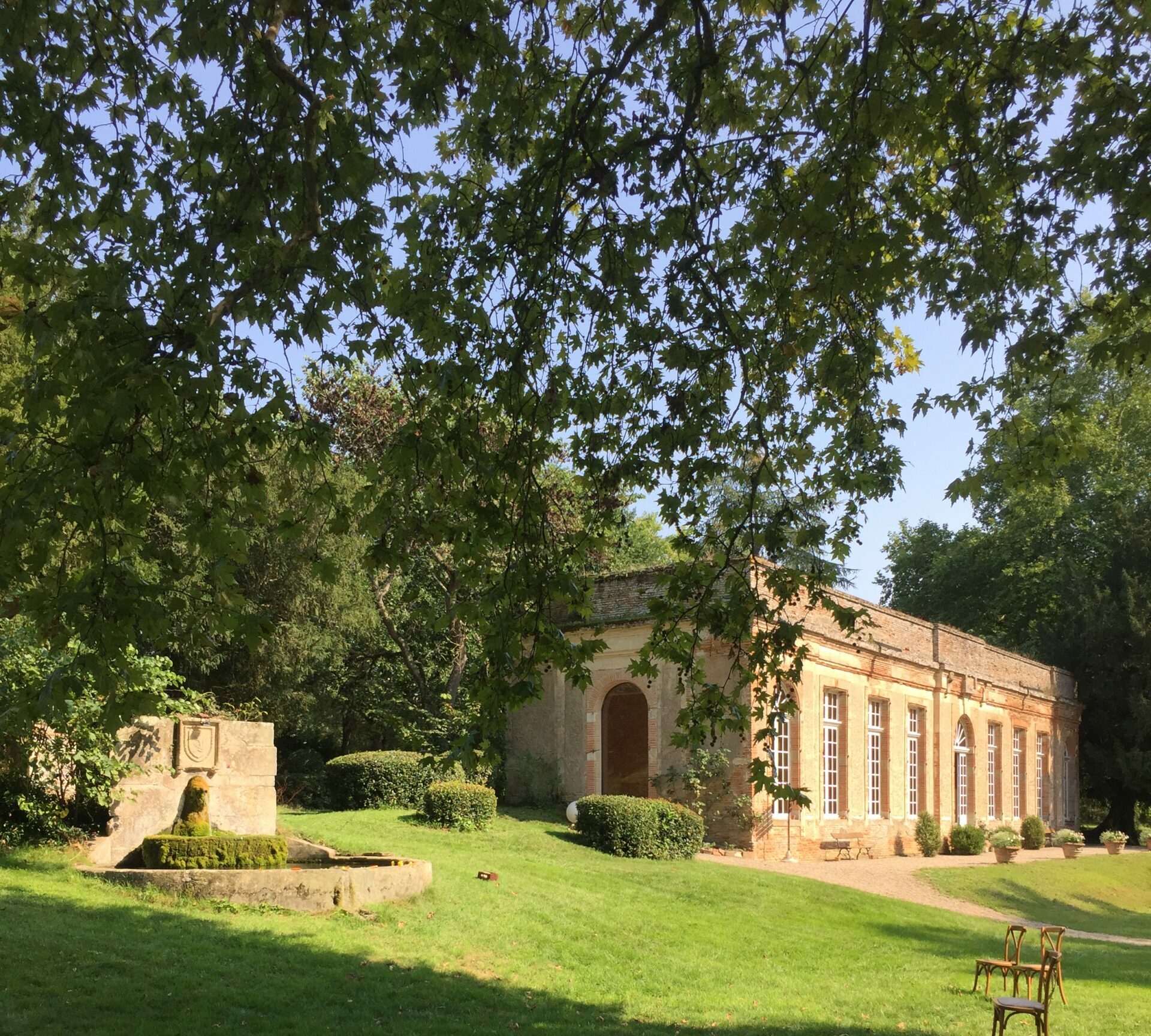 L'orangerie du Château de Saint Géry à proximité de Toulouse